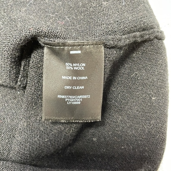 Peony & Me Sweater NWT Pullover Tie Sleeves Black Knit Size Medium - Picture 9 of 9